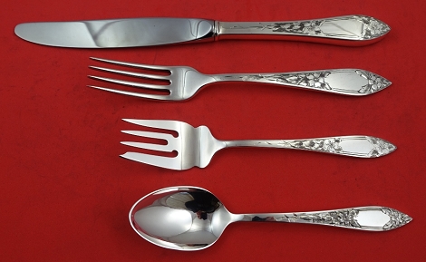 Regular 4-pc Setting availability based on stock listed below - Lady Claire by Stieff - Sterling